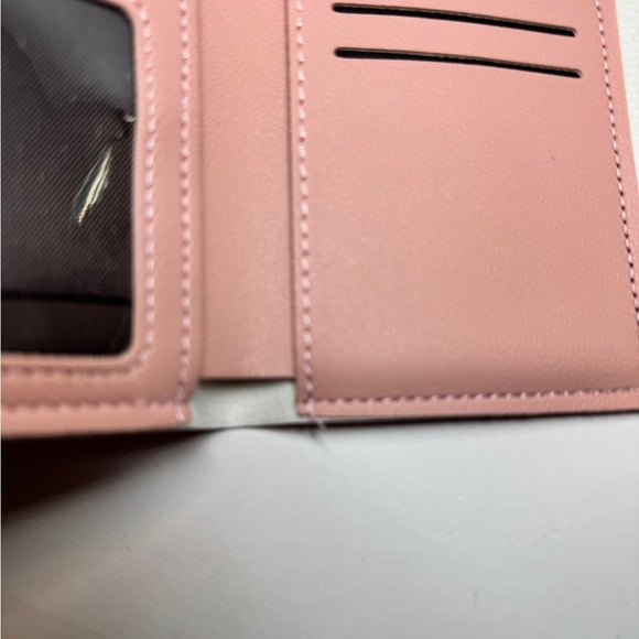 Hello Kitty Pink Wallet Pink checkered dress tri-fold wallet - Picture 9 of 9